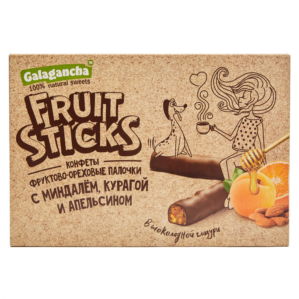  Берестов КРАФТ Fruit Stiсks с курагой и миндалем, 175г   в Тимашёвске