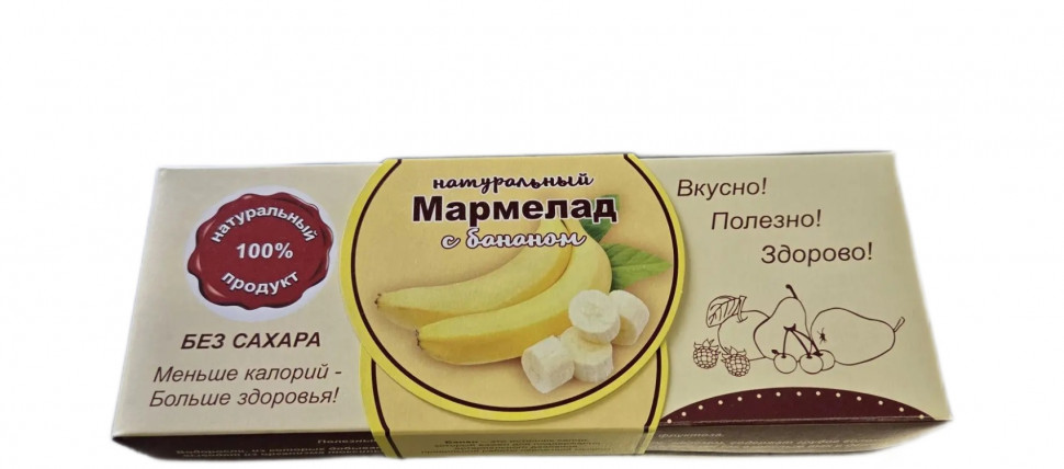  Мармелад натуральный "Банан" 140г  в Тимашёвске