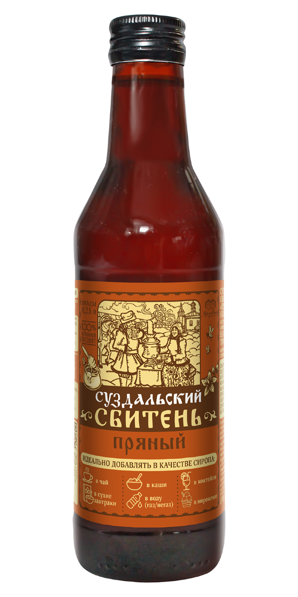 №3 Сбитень Суздальский "Пряный"(блок 8шт по 250мл) в Тимашёвске