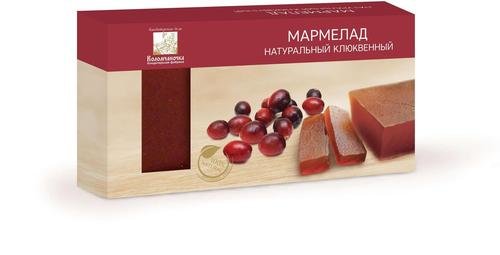  Мармелад пластовый 210г клюквенный в Тимашёвске