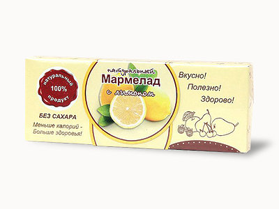  Мармелад натуральный "Лимон" 140г в Тимашёвске