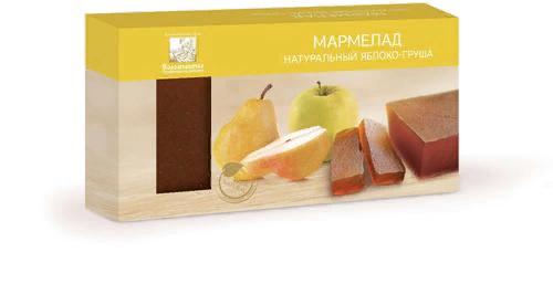  Мармелад пластовый 210г ЯБЛОКО-ГРУША в Тимашёвске