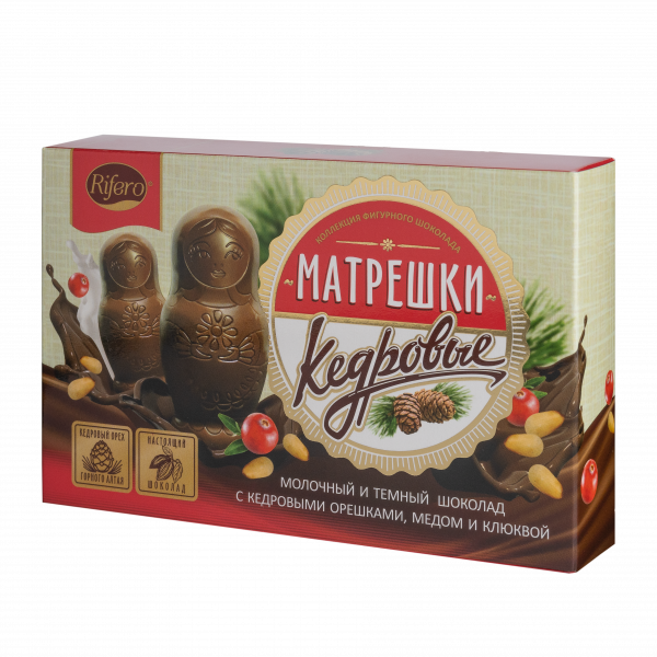 №1 Риф и ко Конфеты "Матрёшки кедровые" 100г           в Тимашёвске