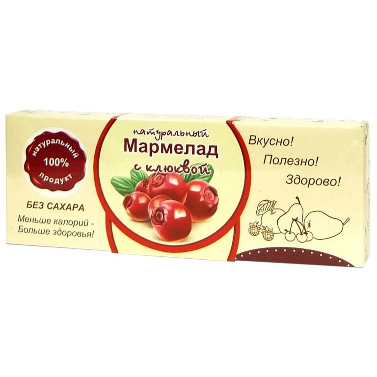  Мармелад натуральный "Клюква" 140г в Тимашёвске