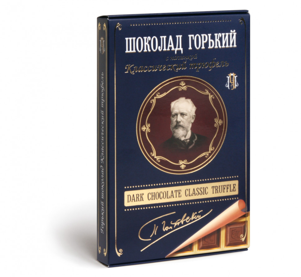  Фабрика Томер  Горький шоколад ТРЮФЕЛЬ классический (Чайковский), 112г в Тимашёвске