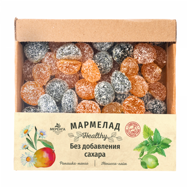 №1 Меренга Мармелад в кокосовой обсыпке Ромашка+Мелисса , 800г     в Тимашёвске