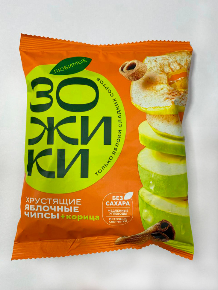  Зожики Яблочные+корица чипсы, 25г  в Тимашёвске