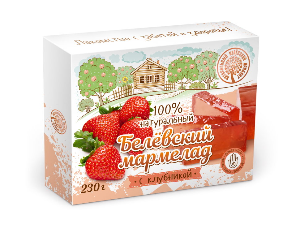  Мармелад белевский "Клубника" 230г в Тимашёвске