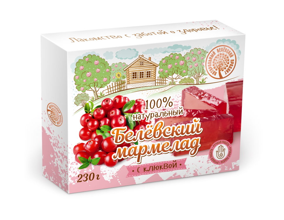  Мармелад белевский "Клюква" 230г в Тимашёвске