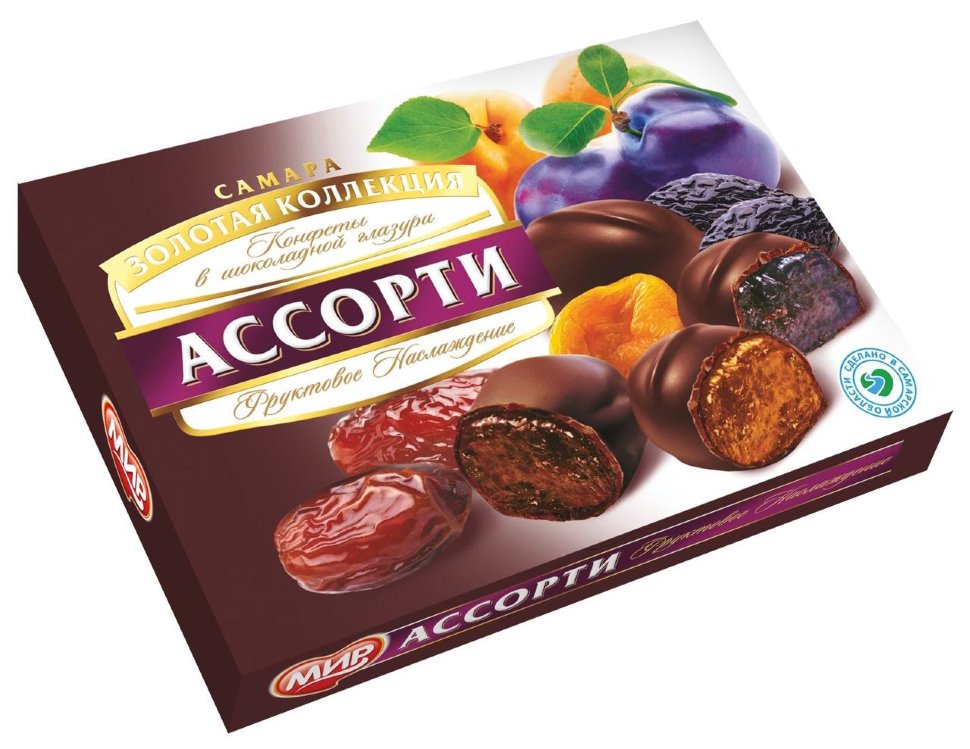  КФ МИР Фруктовое наслаждение (набор шоколадных конфет) 170г в Тимашёвске