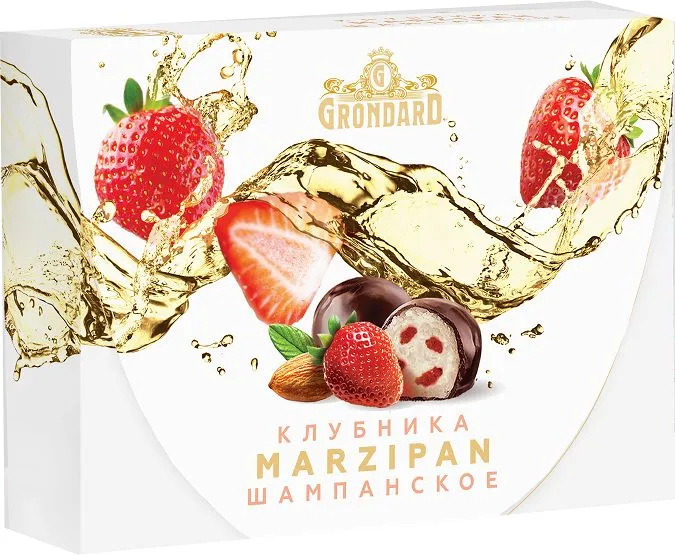  TM Grondard       (10185) Конфеты глазированные Марципановые Клубника и Шампанское, 98г в Тимашёвске